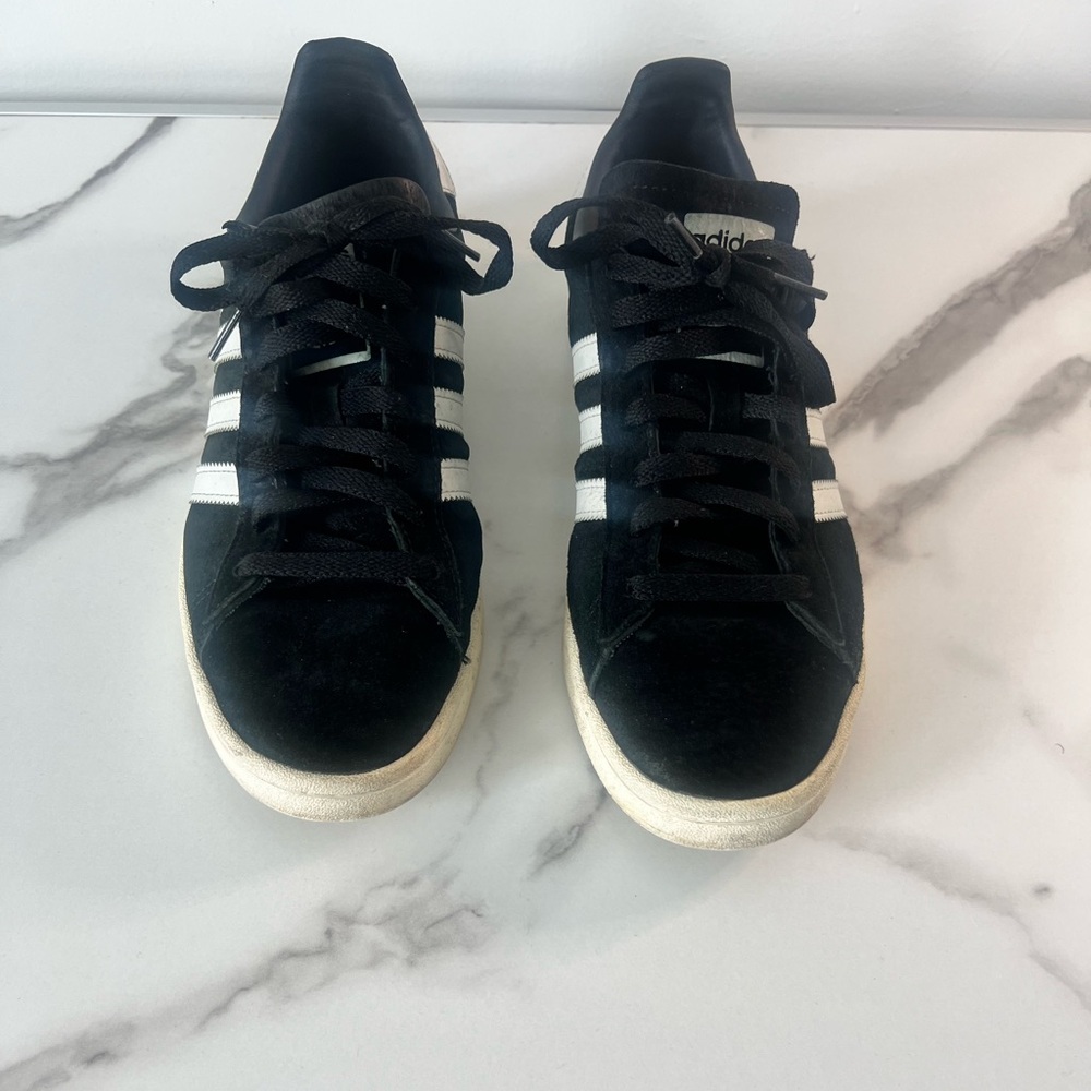 Adidas Campus Classic Black and White Trainers
